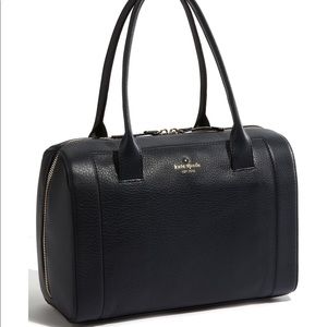 Kate Spade ♠️ Black Mansfield Liv Satchel EUC!
